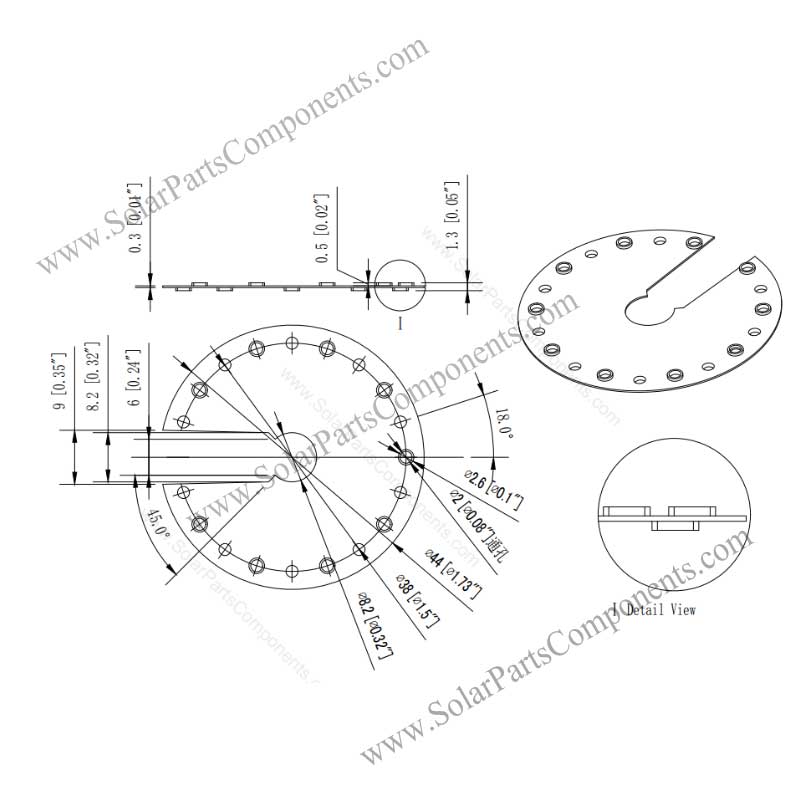 pv module grounding clip washer