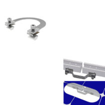 solar panel grounding clips with jumper