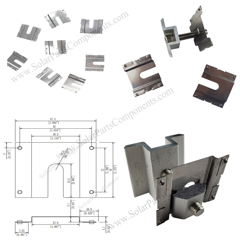 Solar Module Grounding Clips factory