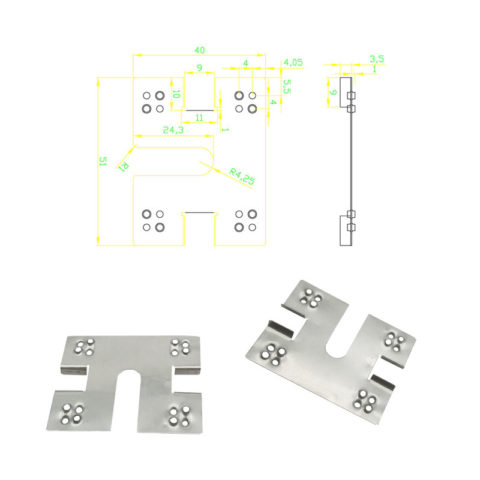 solar earth clamp plate 8H
