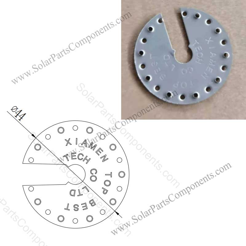 pv module grounding plate washer LOGO PRINTED