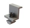 metal roof solar mounting structure end clamps