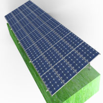 solar ground mount - carbon steel
