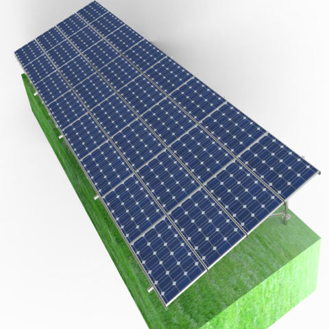 solar ground mount - carbon steel