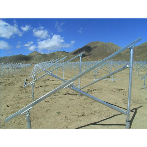 carbon steel solar ground mounting system project