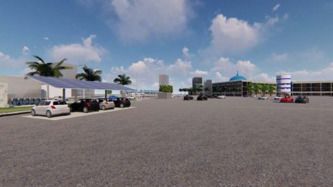 solar carport structure