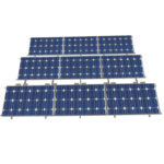 ballasted flat roof solar racking