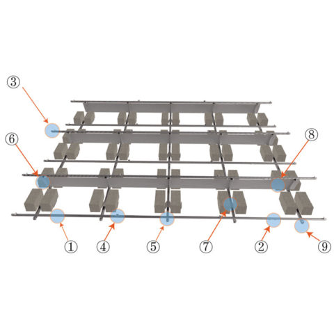 ballasted flat roofing solar racks components