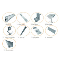 ballasted flat roofing solar racking parts