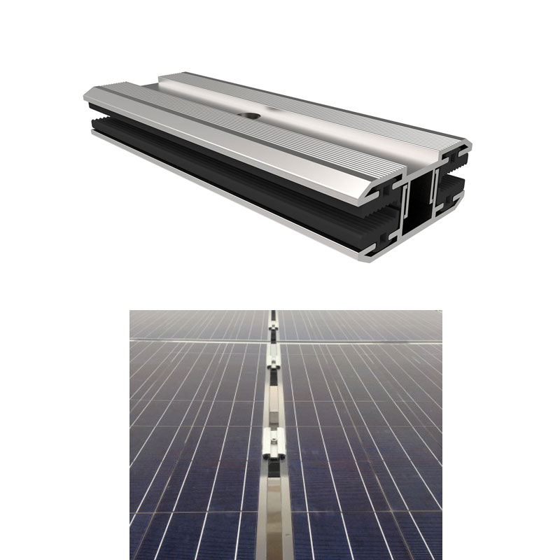 Frameless PV module mid clamps for thin film pv modules