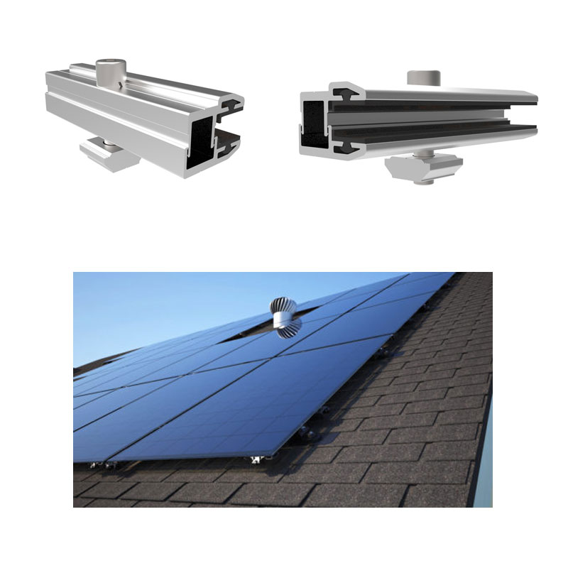 Frameless PV modules With End Clamps for Composition Shingle