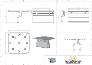 klip lok iron roof pv clamp sizes