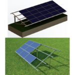 Hot-dipped ground mounting system- A type