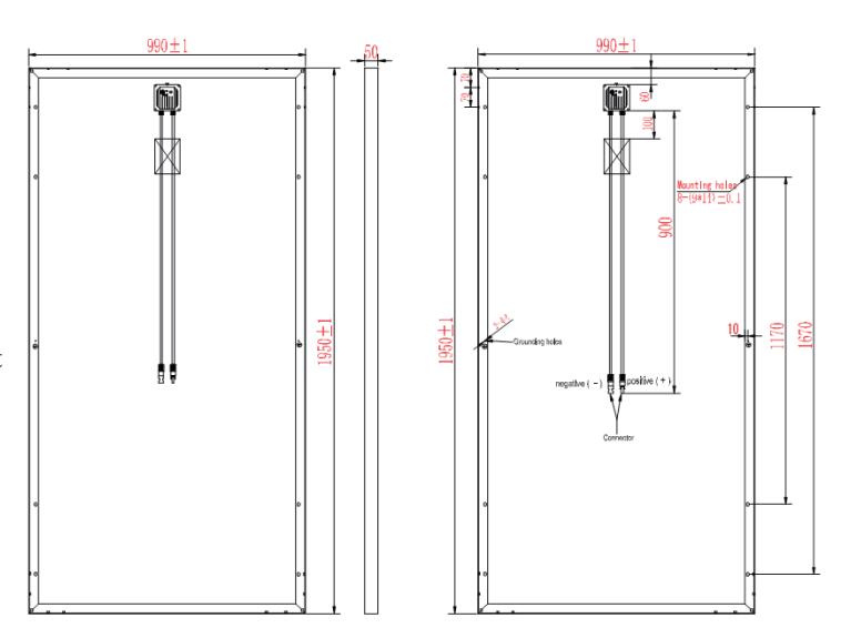 Poly silicon PV module for 8KW solar power systems Poly silicon PV module for 8KW solar power systems