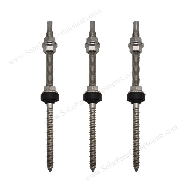 4 X  M10  250mm Solar Panel Roof Mounting Bolts Fixing Screw Hanger 
