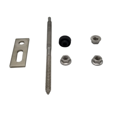 solar hanger bolts with support plate