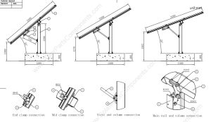 Adjustable Solar Mono Pole Mounting Systems