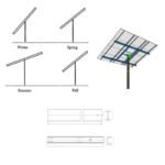 adjustable solar pole mount