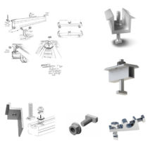 Solar Panel T Bolts for Aluminum Rail Mounting