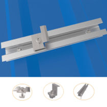 solar metal roof system U Rail