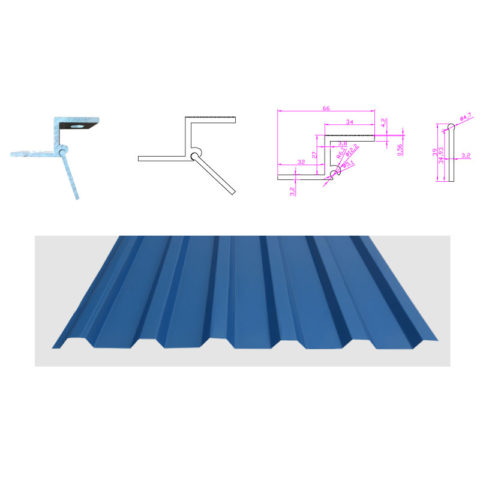 universal metal roof clamp sizes
