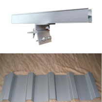 universal trapezoidal metal roofing clamp installation