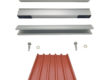 trapezoidal metal roofing brackets - U style