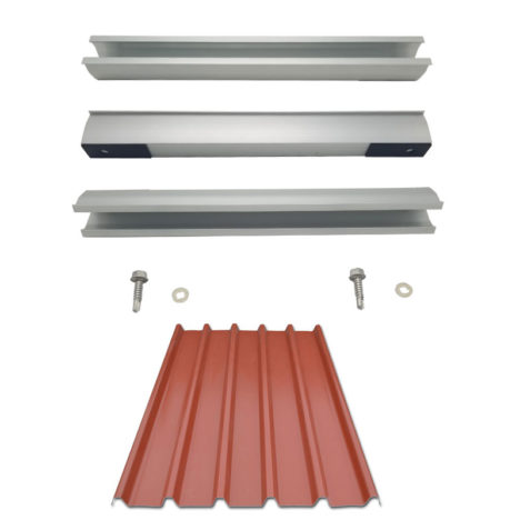 trapezoidal metal roofing brackets - U style