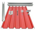 Solar Trapezoid Metal Roofing Rail Brackets Clamp