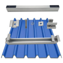 PV module trapezoidal metal roofing brackets