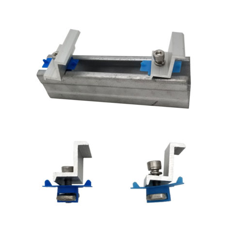 solar end clamps for square steel