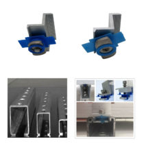 pv module end clamps for square steel
