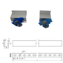 pv module carbon steel end clamps