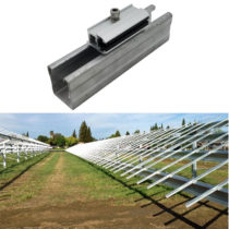 glass thin film module end clamps for Q235 carbon steel