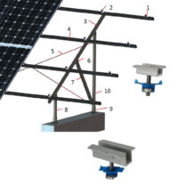 solar mid clamps for carbon steel