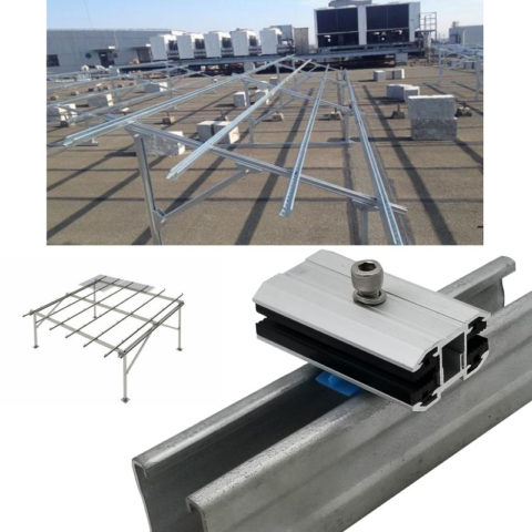 frameless solar panel mid clamps for carbon steel
