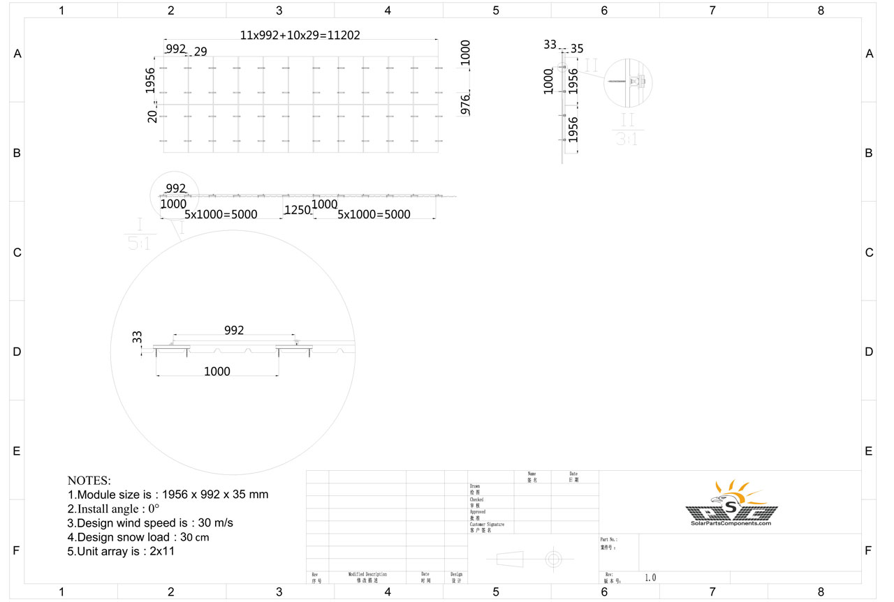 Metal Roof Solar Mounting Project U rail