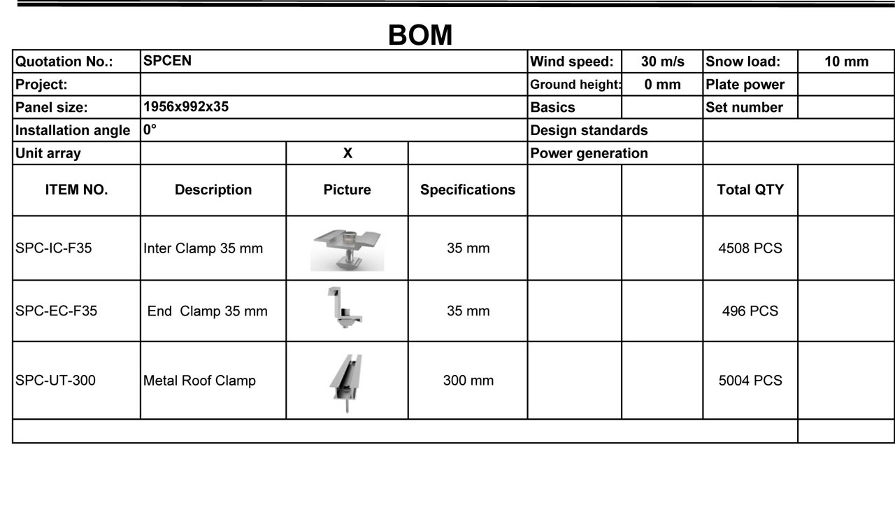 Solar metal roof mounting design, 2378 pcs PV module, Vietnam project