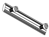 Solar Ballasted Flat Roof Mounting Rail Splice