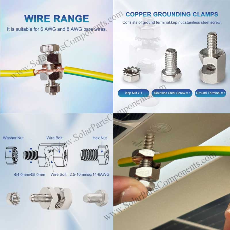 PV Module Grounding Earth Lugs supplier