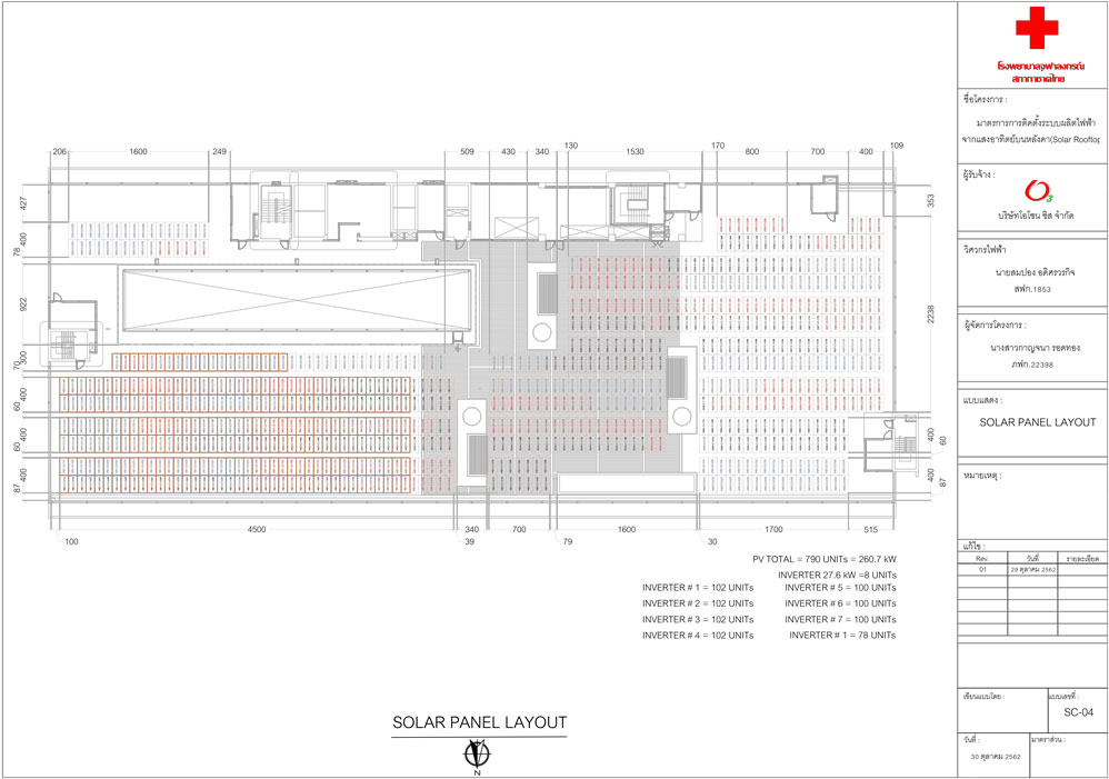 700KW, Thailand Solar Panel Mounting Project Design