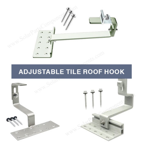 adjustable tile roof hook