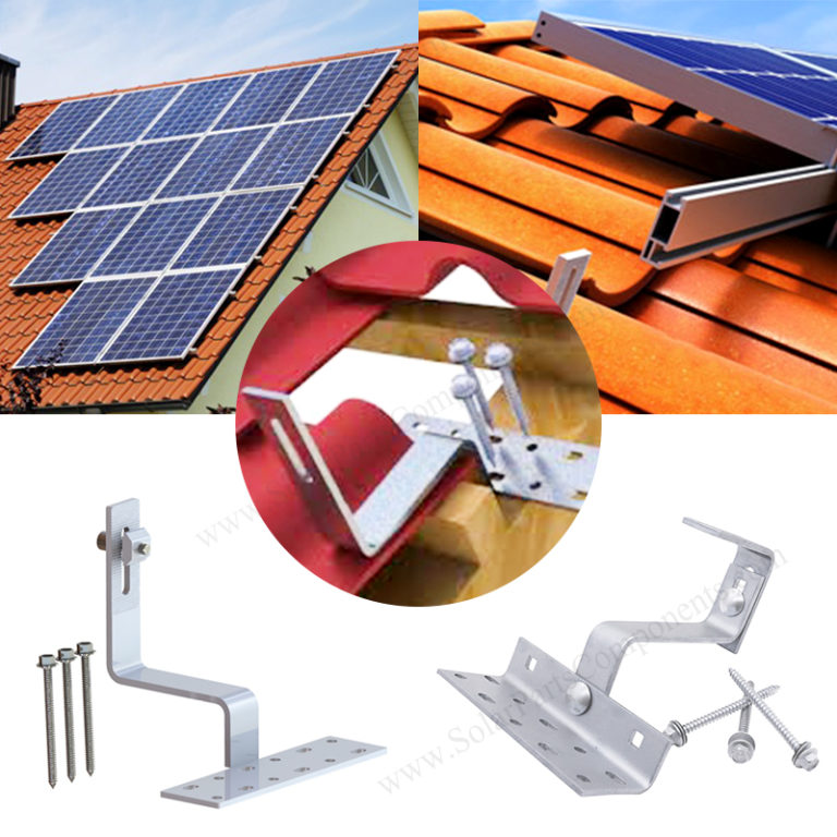 Feature of Solar Clay Tile Roof Mounting