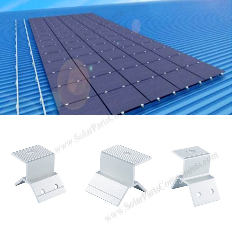 solar metal roofing mount clamps