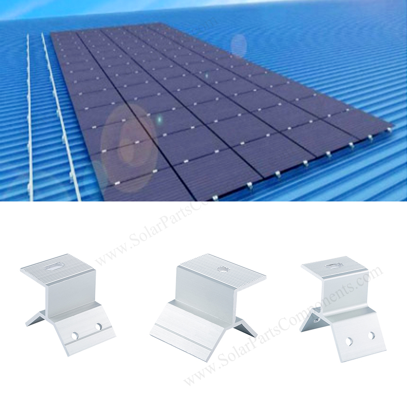 solar metal roofing mount clamps