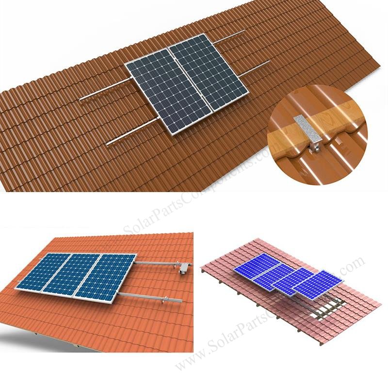 Solar roof mounts