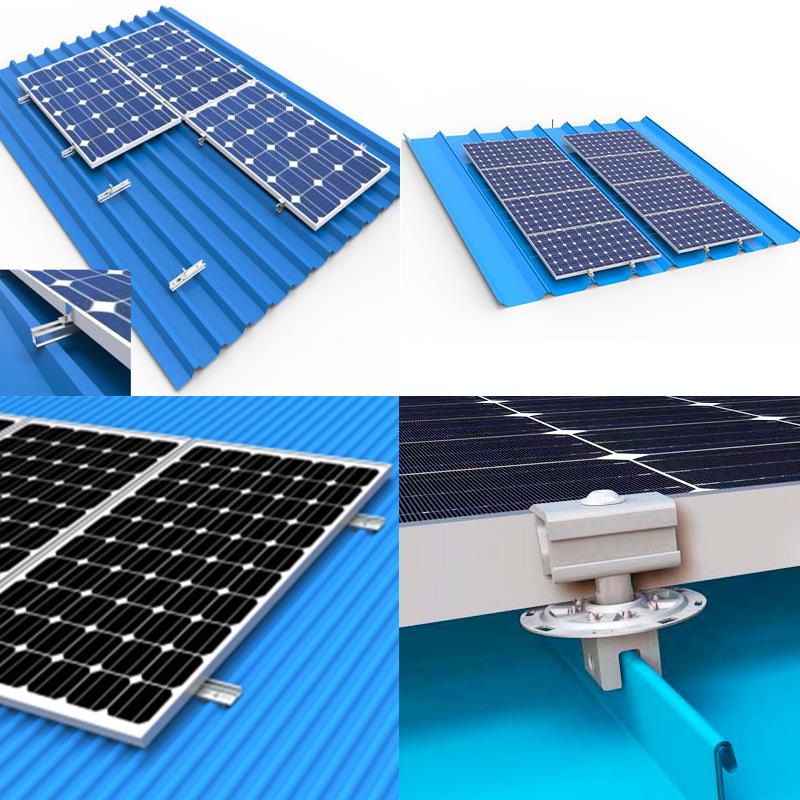 metal roof solar mount