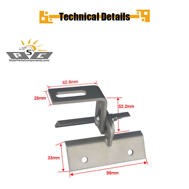 multifunctional metal roof clamps