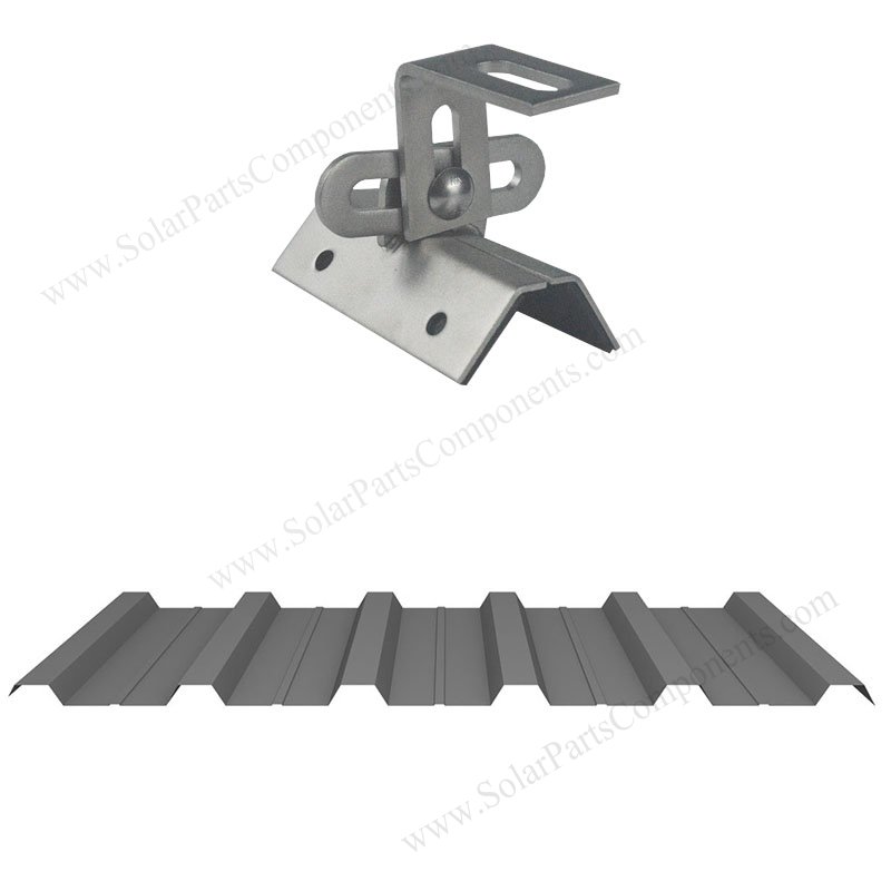 Solar metal roof clamps