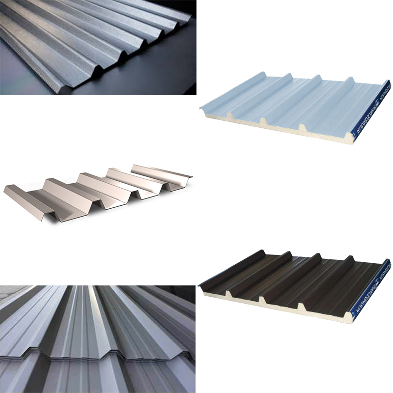 Types of trapezoid metal roof